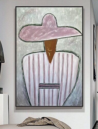  dipinti a olio su tela realizzati a mano con tecnica mintura, decorazione murale moderna astratta con immagini di cowboy western per l'arredamento della casa, dipinti arrotolati senza cornice e non
