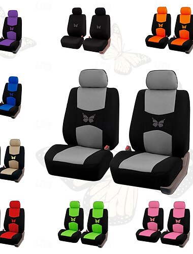 4PCS Bilsätesskydd för Framsäten Förhindra fläckar för Passagerarbil / Stadsjeep / Bilar