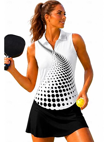 Ympyrä Yläosat Urheilupaita Poolopaita Tennispaita Hihaton Vetoketju Kukka-aihe UPF50+ UV-vastustuskykyinen Erittäin elastinen Kosteuden siirtävä Hengittävä Lentopallo Tennis Golf Sänkyjen avaus