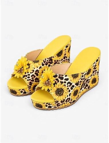  Dames boho wedge sandalen - elegante platform espadrilles met gekruiste bandjes en enkelgesp voor buitenvakanties en tuinfeesten &zomervakantie