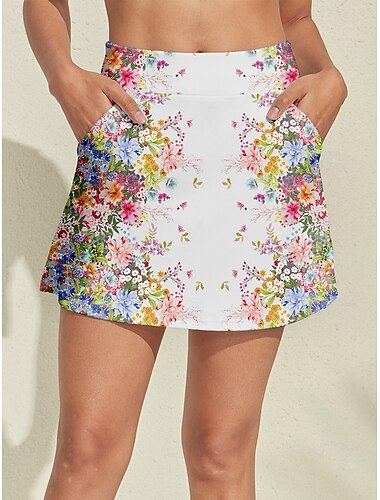  Dam Tenniskjol Golfkjol Vit Shorts Kjolar Golfkläder för damer Kläder Outfits Bär kläder