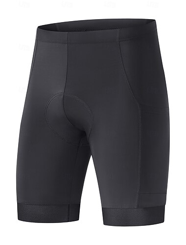  Arsuxeo Herr Ensfärgat Undershorts till cykling Cykelbyxor MTB-shorts Cykel Shorts Vadderade shorts Formpassad sporter Ventilerande Torkar snabbt Reflexremsa Minskar skavsår Svart Armégrön Kläder