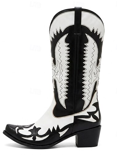  Retro vintage Hippie Jaren '70 Schoenen Westerse laars Hippie West Cowboy Kostuum Voor heren Dames Carnaval Maskerade Vakantie Feest / Uitgaan Alledaagse kleding Volwassenen Schoenen