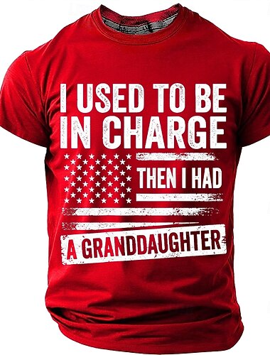  Herren-T-Shirt „Ich hatte mal das Sagen, dann bekam ich eine Enkelin“, lustiges Geschenk für Opas