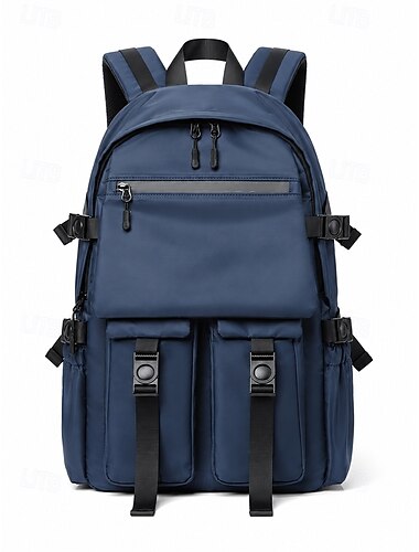  Zaino multiuso capiente per ragazzi, pensato per gli studenti. &Zaino scolastico multitasche in poliestere impermeabile per ragazzi, zaino da viaggio per laptop per università, scuola superiore,