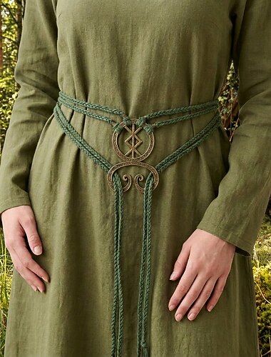  Retro Vintage Medieval Renascentista Cinto Fada Vikings Fantasia Mulheres Fantasia Dia Das Bruxas Carnaval Baile de Máscaras feira renascentista LARP Adulto Cinto