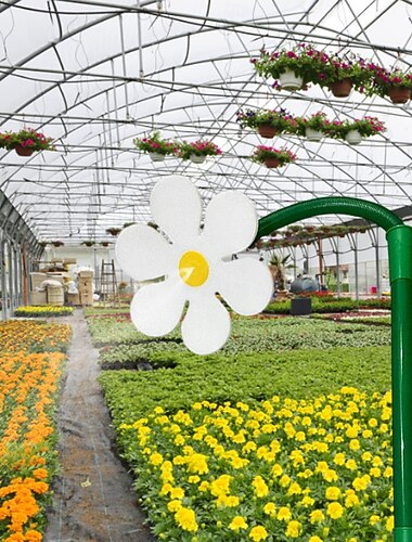  irrigatore a forma di fiore per grandi aree, grazioso irrigatore da giardino facile da installare, irrigatori danzanti a forma di girasole con raccordo per tubo dell'acqua per irrigare il cortile,