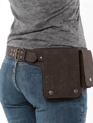  Retro Vintage Mittelalterlich Tasche Gürteltasche Bauchtasche Wikinger Elfen Kostüm Herren Damen Unisex Keltisch Vikinger Halloween Karneval Maskerade Party / Abend LARP Renaissance-Messe Erwachsene
