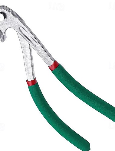  Hochleistungs-Karosserie-Ausbeulzange, Edelstahl, ergonomischer grüner Griff, robuste Konstruktion, Türflügel-Ausbeulzange, tragbare Karosserie-Ausbeulzange, Türkanten-Ausbeulzange