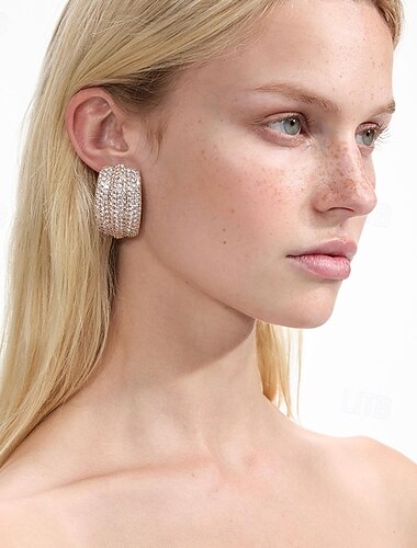  Ohrringe Klassisch Donuts Ohrringe Schmuck Silber / Gold / Weiß Für Täglich