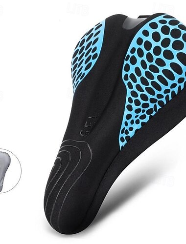  Capa para Selim / Almofada Extra Largo / Extra Grande Conforto Macio Profissional Gel Couro PU Ciclismo Bicicleta de Estrada Bicicleta De Montanha Preto Vermelho Azul