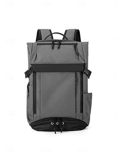  Zaino da uomo verde oliva per viaggi e lavoro, borsa per laptop di grande capacità con molteplici tasche, zaino resistente per attività all'aperto e pendolarismo con spallacci regolabili