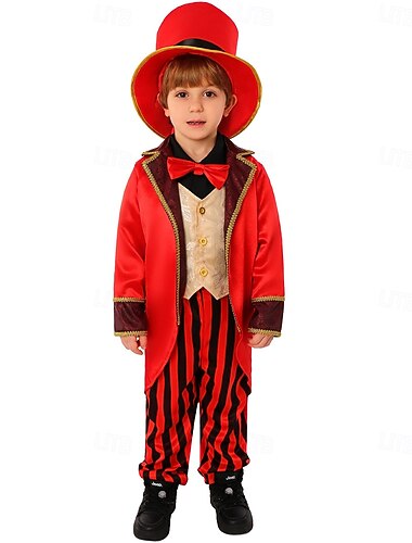  Avontuur & Carrière Fancy kostuum Rok Circus circusartist Cosplay Kinderen Jongens Halloween Carnaval Boekenweek Prestatie Toneel Symfonie van Verhalen Aankleden