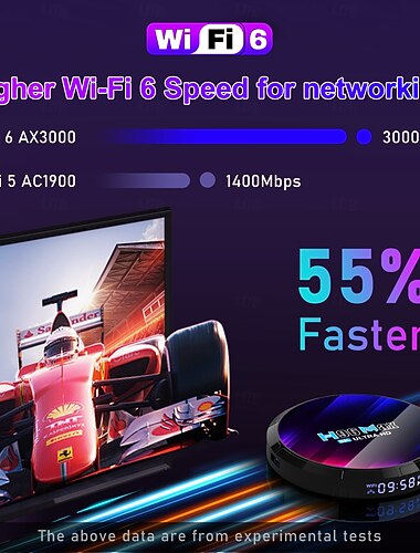  Android 13.0 TV Box H96 Max, processador quad-core RK3528, reprodutor de mídia inteligente com streaming 8K UHD, Wi-Fi 6 dual 2.4G/5G, Bluetooth, 3D, atualização OTA, compatível com