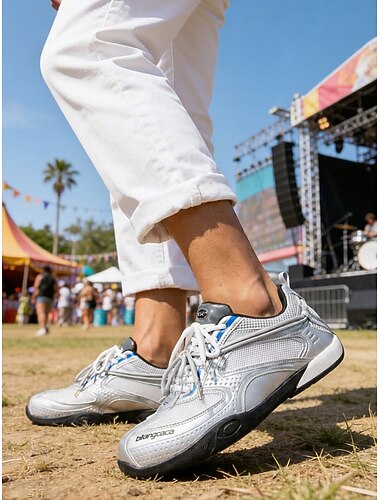  herrskor med grova sneakers för musikfestivaler, snörskor för vardagsbruk, lätta komfortskor för konserter, utomhusevenemang, streetwear