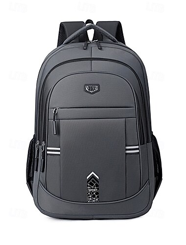  Zaino da uomo, multicolore, con scomparti multipli di grande capacità, in poliestere impermeabile, con strisce riflettenti, perfetto per la scuola, l'università, come borsa per laptop, per viaggi,