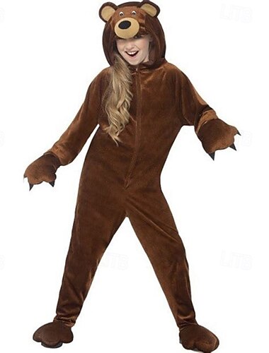  Dierenband Onesie-kostuum Beer Dier Cosplay Kinderen Halloween Carnaval Prestatie Toneel Symfonie van Verhalen Aankleden