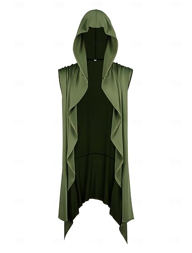  Retro / vintage Średniowieczne Renesansowa Bluza z Kapturem Kamizelka Bez rękawów Łucznik Ranger Strój na bal maskowy Męskie Fantasy Halloween Karnawał Targi Renesansu LARP Dla dorosłych Kamizelka