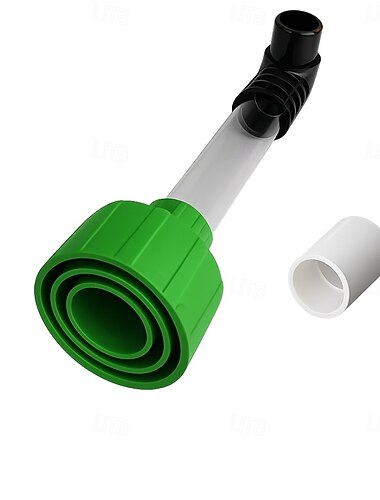  Adattatore per la pulizia degli scarichi di condizionatori e impianti di climatizzazione, disotturante per tubi di scarico della condensa in PVC con tubo trasparente, pulitore per tubi di scarico di