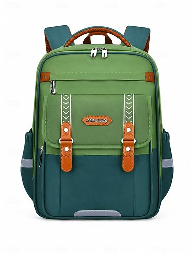 Zaino scolastico ergonomico per bambini con fascia toracica borsa per libri impermeabile di grande capacità per studenti elementari tornare a scuola