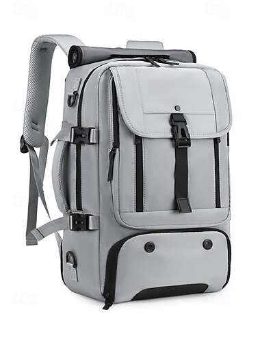  Großer Schülerrucksack mit Schuhfach, wasserdichter Polyester-Schulrucksack für Jungen, Laptop-Reiserucksack für 15,6-Zoll-Laptops, Sportrucksack mit mehreren Fächern, Handgepäck-Tagesrucksack
