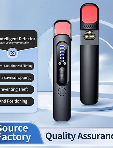 Detector de cámaras ocultas x14, localizador de rastreadores GPS, detector de señales RF anti-espía para dispositivos de escucha, protector de privacidad portátil para viajes en hotel, escáner de