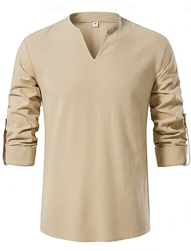  Médiéval Renaissance Chemise Manches longues Pirate Viking Déguisement Homme Viking Pirate Halloween Carnaval Performance LARP Foire de la Renaissance Adulte Chemise