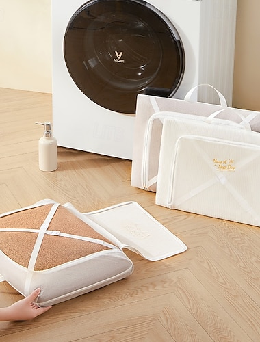  Set di 1 sacchetto per il bucato, sacchetto per il lavaggio e la cura, sacchetto di rete spessa, sacchetto protettivo per il lavaggio, con robusta cerniera, adatto per lavare camicie, reggiseni,