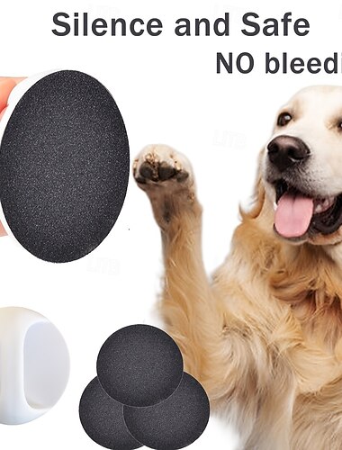  Conjunto de 10 lixas de unha de plástico resistente para cães, arranhador para cães, lixa de unha confortável e silenciosa, adequada para cães, vem com 10 folhas de lixa de reposição, o melhor amigo