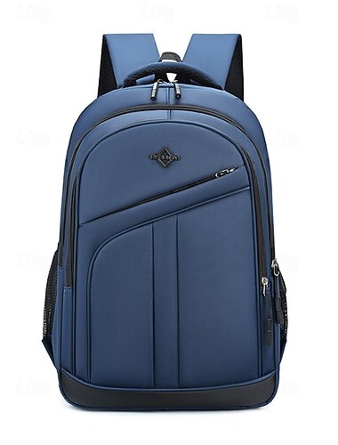  Mochila escolar masculina impermeável, mochila grande com vários compartimentos para laptop, ideal para faculdade, mochila de viagem durável em poliéster, mochila resistente a arranhões para