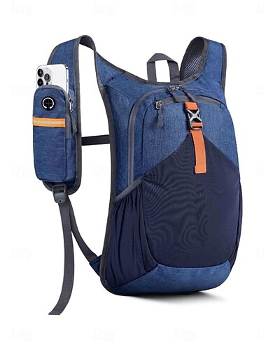  Zaino da ciclismo leggero da uomo &donna - zaino da trekking con tracolla e tasca per cellulare &Strisce riflettenti - zaino sportivo traspirante e resistente all'acqua