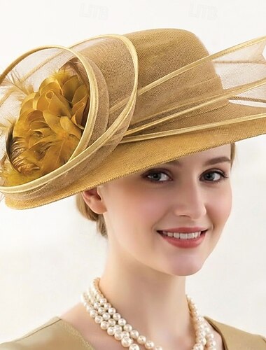  Derby Cappello Cappello da chiesa Cappello Kentucky Derby Gentildonna Nobildonna Costume Per donna Mascherata Derby Ascot Festival delle corse di cavalli Adulti Copricapo