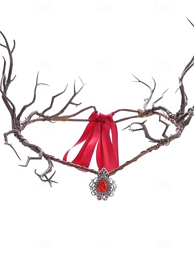  Gothique Médiéval Renaissance accessoire Sorcière Princesse Fée Déguisement Femmes Fantaisie Halloween Carnaval Foire de la Renaissance LARP Festival Adulte accessoire