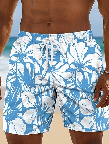  Herr Kokosnötsträd Blommor och växter Tropiska växter Badshorts Baddräkter Badshorts Boardshorts Medium Midja Hawaiisk Dagligen Strandsemester Sidfickor Mesh foder Elastisk dragsko i midjan Designer