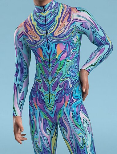  Costume di Carnevale Tuta Intera Costumi zentai con motivi Costume Cosplay Body Stampa Costume Sexy Halloween Per uomo Per donna Ragazzi Costume per Feste Performance Mascherata Bambini Adulti