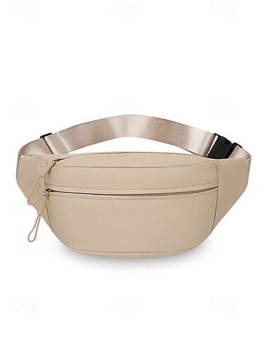  Waterdichte nylon heuptas voor dames, ruime crossbodytas voor dames, casual multifunctionele schoudertas met verstelbare riem, lichtgewicht heuptasje in diverse kleuren voor dagelijks gebruik.