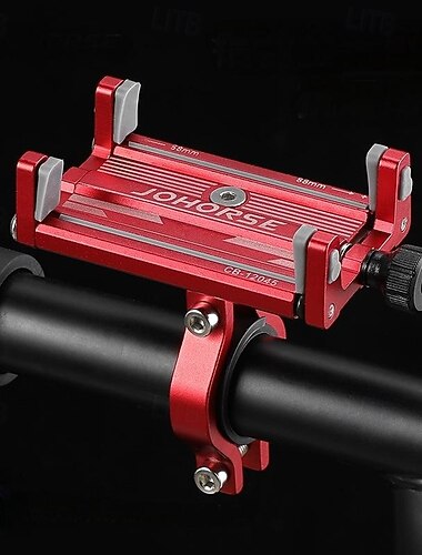  Base de Telefone Para Bicicleta Prova-de-Água Vôo Invertido 360° Retratável para Bicicleta de Estrada Bicicleta De Montanha Ciclismo de Lazer Liga de alumínio Ciclismo Prata Preto Vermelho