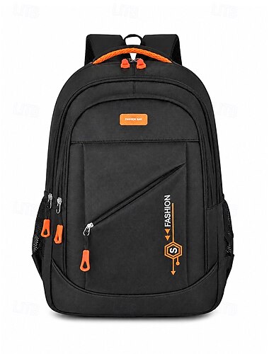  Mochila estudantil de grande capacidade com organizador multicamadas, feita de poliéster impermeável, comporta laptop de 17,3 polegadas, iPad, livros, roupas, com vários compartimentos para