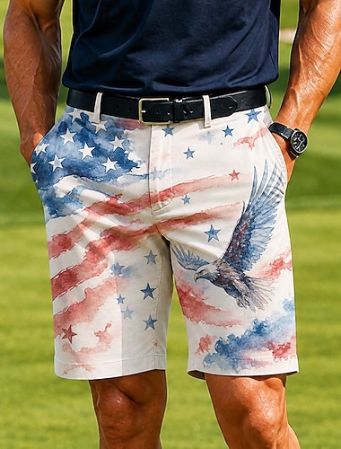  Heren 250ste Jubileum Patriottische Adelaar Amerikaanse Vlag Casual Kleding Casual Outdoor Wear