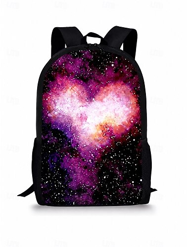  Zaino scolastico per ragazzi e adolescenti con stampa galassia borsa per libri spaziale leggera di grande capacità per viaggi e uso quotidiano a scuola media