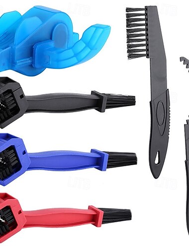 Escova para Limpeza de Correntes Acessórios de Limpeza de Corrente de Bicicleta Conveniência Para Bicicleta de Estrada Bicicleta De Montanha Ciclismo Plástico ABS Preto Vermelho Azul