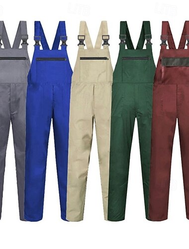  Herr Utomhushaklappar Fiskehaklappar Sommar Vår Höst Utomhus Normal Vattentät Vindtät Underdelar Dragkedjor Ficka Kaki Vinröd Camping / vandring Jakt M L XL XXL XXXL