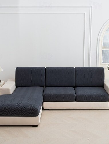  magiskt jacquard-kuddfodral till soffa, djursäkert stretchigt soffkuddfodral, lättmonterat elastiskt möbelskydd för hundar och katter