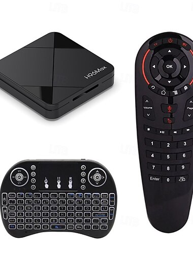  h96 max android 14 -televisioboksi 4k ultra hd älykäs suoratoistomediasoitin ok google voice remote, tukee Netflixiä youtube prime video disney 4k uhd suoratoistolaite älytelevisiolle &kotiteatteri