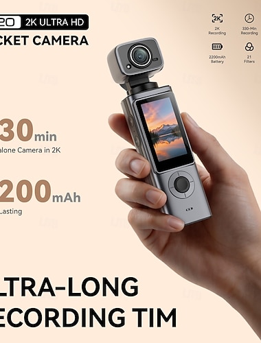  A20 Action Camera Portable Rechargeable Recording Image and Video Function Mini 1.9 inch CMOS Sensor 128 GB Cycling