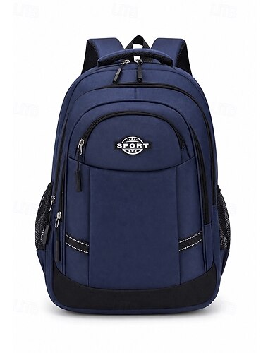  Schoolrugzak voor jongens, veelkleurige, lichtgewicht, waterbestendige polyester boekentas, grote sportrugzak met meerdere compartimenten voor basisschool, middelbare school en campus & reis