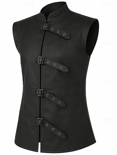  Retro vintage Middeleeuws Renaissance Hesje Ridder Viking Heer Ranger Elf Effen Kostuum Voor heren Piraat Stoompunk Prestatie Maskerade Casual / Dagelijks Volwassenen vest