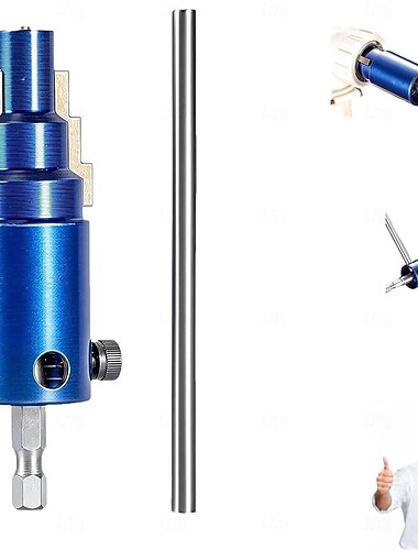  Tubo 3 en 1 &Extractor de válvulas, herramienta extractora de tuberías rotas, herramienta extractora de válvulas para tuberías rotas con taladro eléctrico manual, herramienta extractora de tuberías