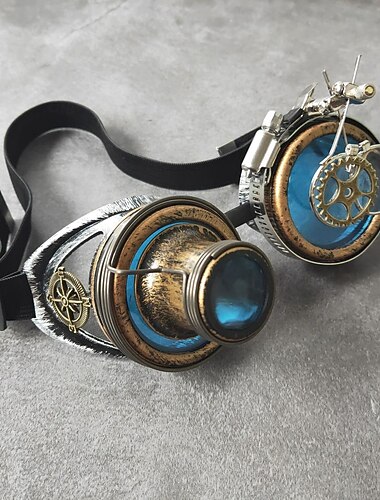  Vittoriano Steampunk 19° secolo Da neve Avventuriero Pirata della dirigibile Ingegnere Costume Unisex Fantasia Stile Steampunk Halloween Carnevale Mascherata Festa serale Fiera Rinascimentale LARP