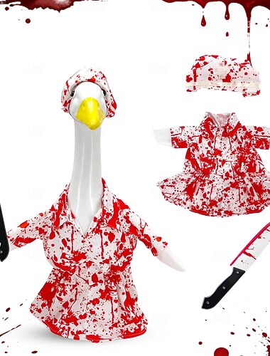  Στολές χήνας για το Halloween, στολή χήνας για νοσοκόμα, βεράντα, διακόσμηση για το Halloween, γκαζόν και εξωτερική βεράντα